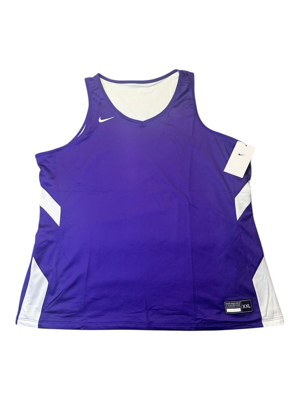 Nike Basketball Practice Jersey, Reversible, Purple/White, Women’s Size 2XL, NEW
